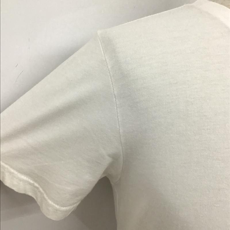 ティーシーエスエス TCSS Tシャツ 半袖 半袖カットソー プリントTシャツ クルーネックカットソー S ロゴ、文字 白 / ホワイト / メンズ USED 古着 中古 10097864