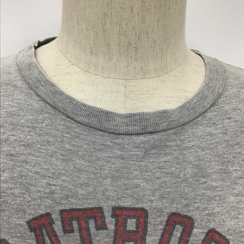 ダブルワークス DUBBLEWORKS Tシャツ 半袖 半袖カットソー プリントTシャツ クルーネックカットソー M プリント 灰 / グレー / メンズ USED 古着 中古 10097865