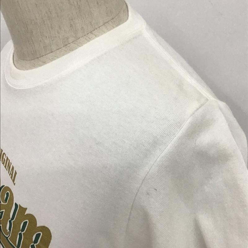 クリームソーダ CREAMSODA Tシャツ 半袖 半袖カットソー プリントTシャツ クルーネックカットソー S プリント 白 / ホワイト / メンズ USED 古着 中古 10097868