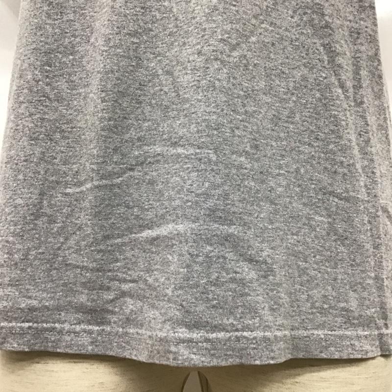 フラットヘッド FLATHEAD Tシャツ 半袖 半袖カットソー プリントTシャツ クルーネックカットソー 38 ロゴ、文字 灰 / グレー / メンズ USED 古着 中古 10097869