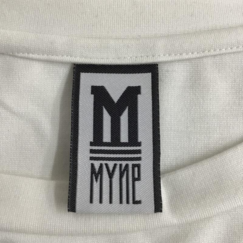 マイン MYne Tシャツ 半袖 MYC9C381 Tシャツ 半袖カットソー 刺繍Tシャツ M 刺繍 白 / ホワイト / メンズ USED 古着 中古 10097872