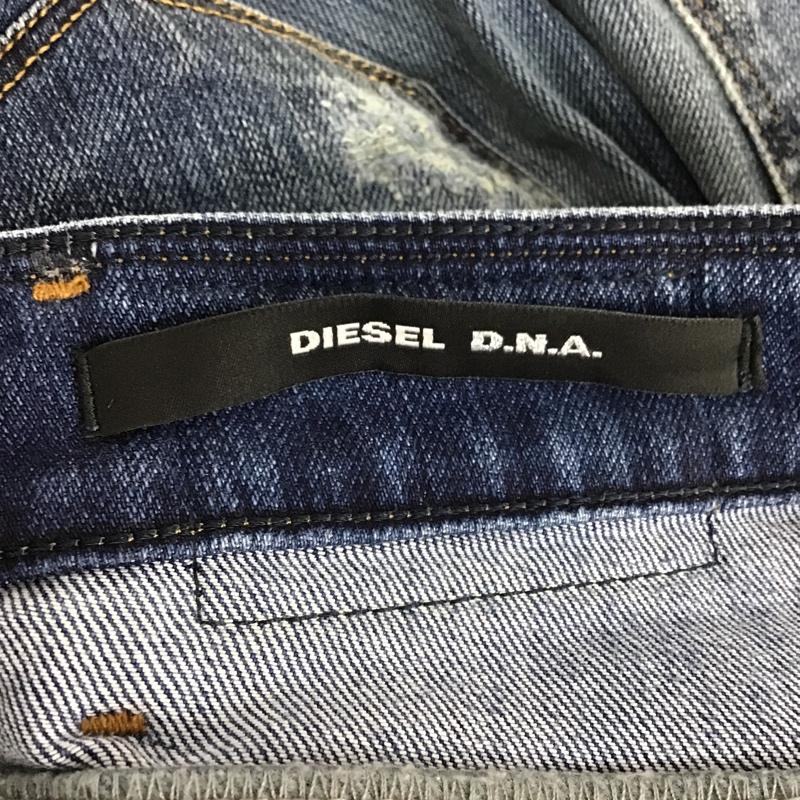 ディーゼル DIESEL パンツ デニム、ジーンズ クラッシュ W23 L32 ダメージ加工 青 / ブルー / レディース USED 古着 中古 10097873