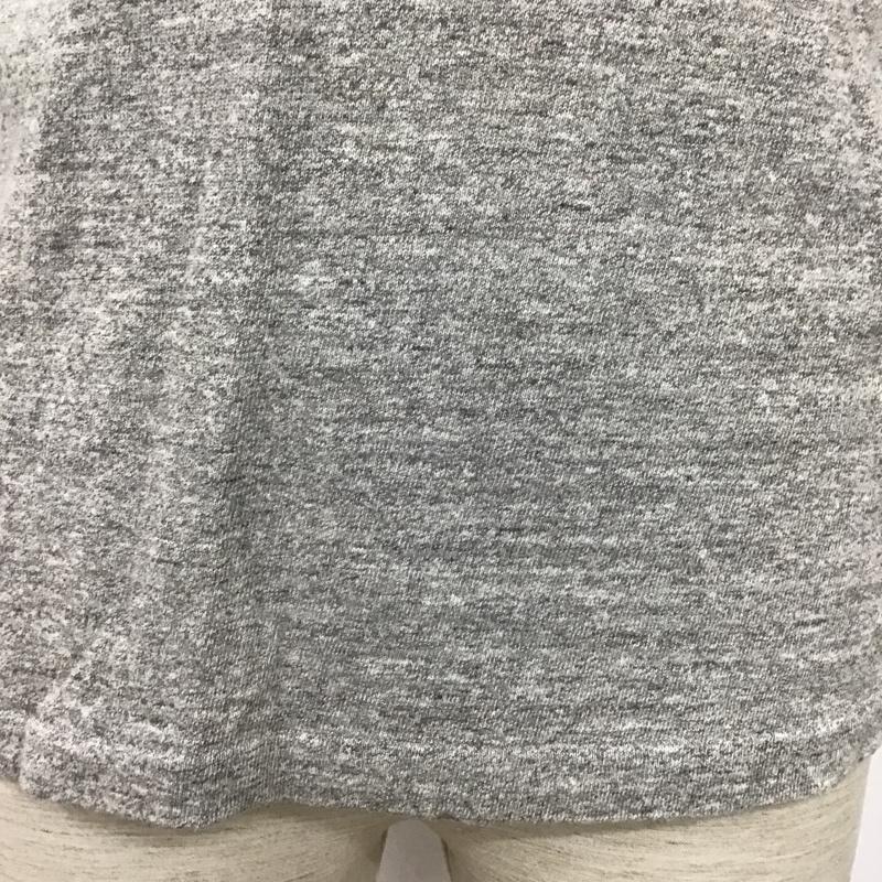 ウエアハウス WAREHOUSE カットソー 長袖 長袖カットソー プリントTシャツ クルーネックカットソー S ロゴ、文字 灰 / グレー / メンズ USED 古着 中古 10097874