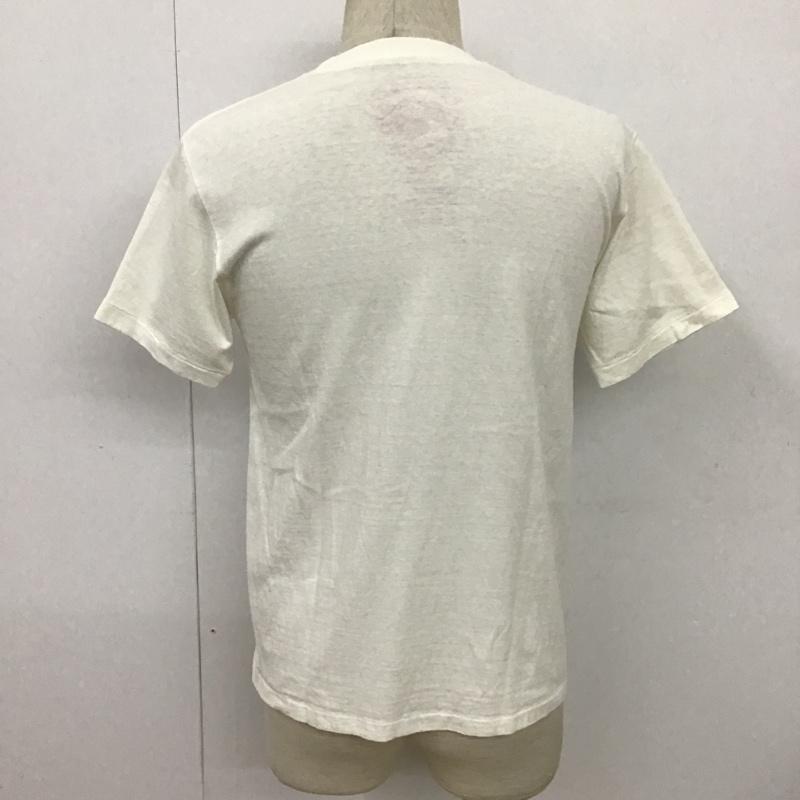 スタンダード カリフォルニア STANDARD CALIFORNIA Tシャツ 半袖 半袖カットソー プリントTシャツ クルーネックカットソー S ロゴ、文字 白 / ホワイト / メンズ USED 古着 中古 10097876