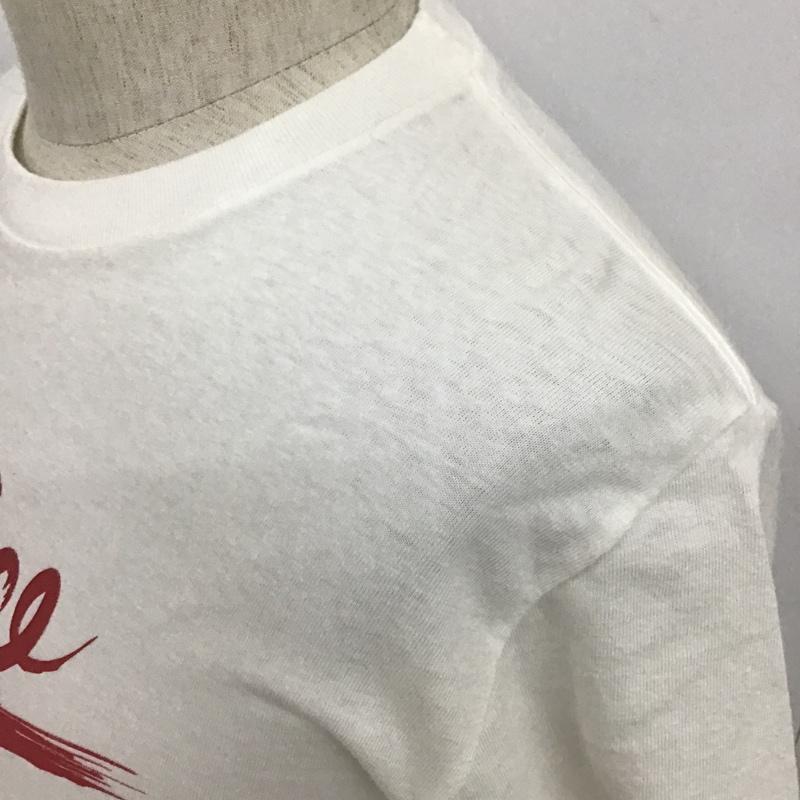 スタンダード カリフォルニア STANDARD CALIFORNIA Tシャツ 半袖 半袖カットソー プリントTシャツ クルーネックカットソー S ロゴ、文字 白 / ホワイト / メンズ USED 古着 中古 10097876