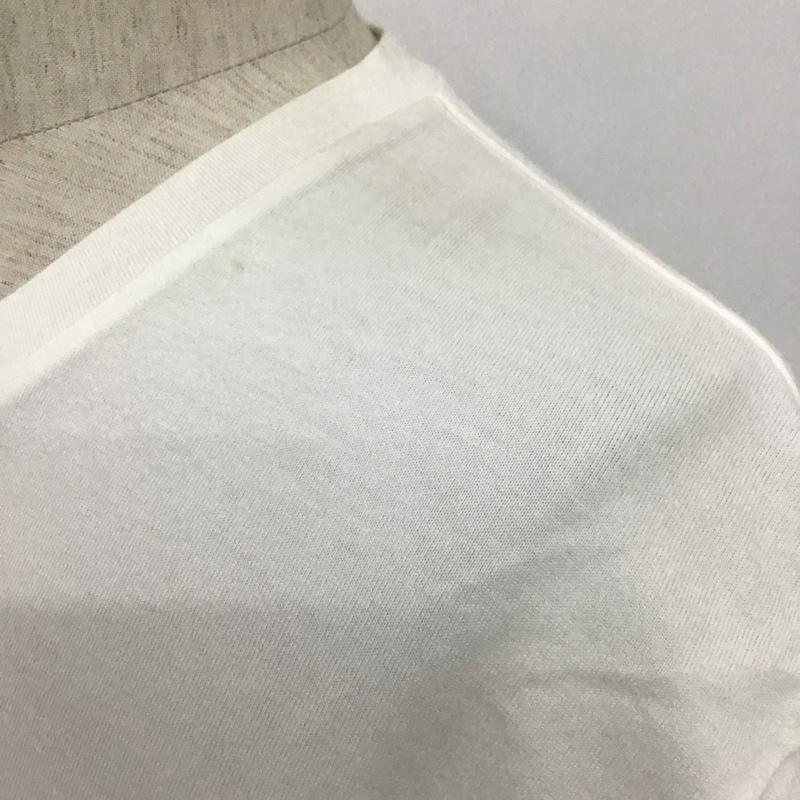 古着 USED Tシャツ 半袖 半袖カットソー プリントTシャツ クルーネックカットソー L 刺繍 白 / ホワイト / メンズ USED 古着 中古 10097881