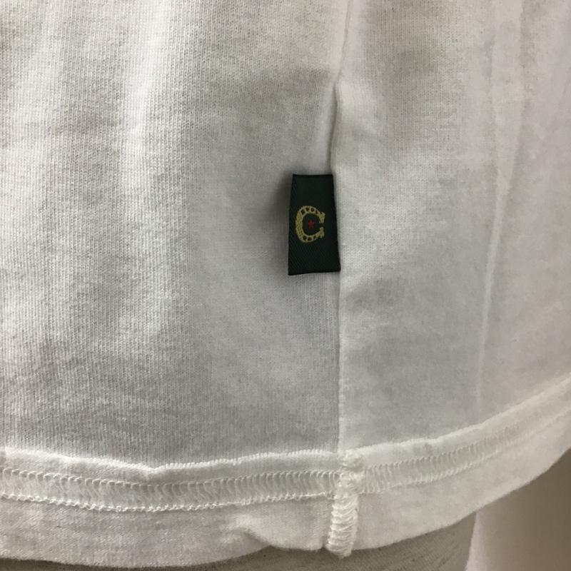 古着 USED Tシャツ 半袖 半袖カットソー プリントTシャツ クルーネックカットソー L 刺繍 白 / ホワイト / メンズ USED 古着 中古 10097881
