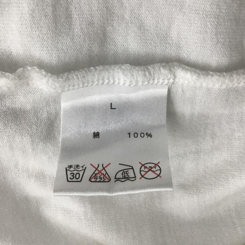 古着 USED Tシャツ 半袖 半袖カットソー プリントTシャツ クルーネックカットソー L 刺繍 白 / ホワイト / メンズ USED 古着 中古 10097881