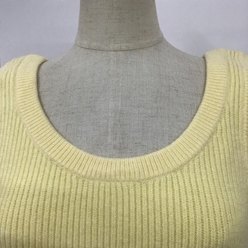 ザラ ZARA ベスト ベスト 3471 019 300 ニット S 無地 黄 / イエロー / レディース USED 古着 中古 10097893