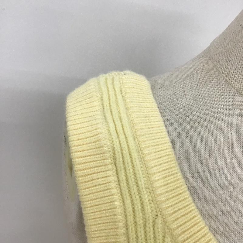ザラ ZARA ベスト ベスト 3471 019 300 ニット S 無地 黄 / イエロー / レディース USED 古着 中古 10097893