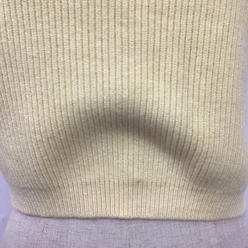 ザラ ZARA ベスト ベスト 3471 019 300 ニット S 無地 黄 / イエロー / レディース USED 古着 中古 10097893