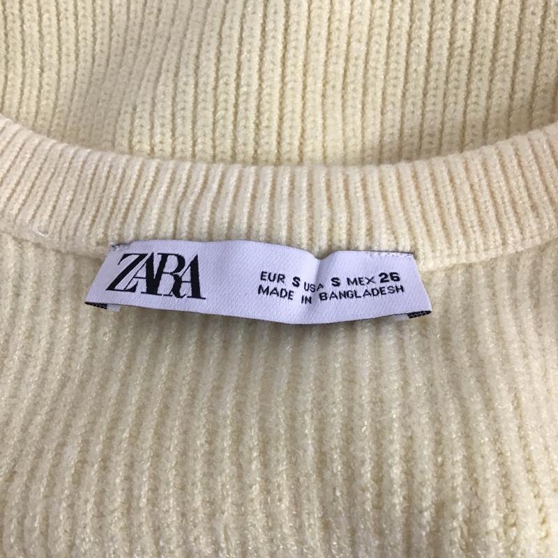 ザラ ZARA ベスト ベスト 3471 019 300 ニット S 無地 黄 / イエロー / レディース USED 古着 中古 10097893