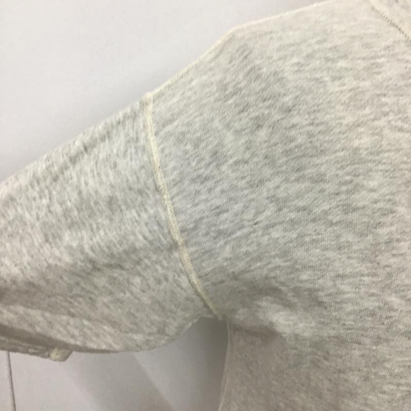 ダブルワークス DUBBLEWORKS カットソー 半袖 スウェット M ロゴ、文字 灰 / グレー / メンズ USED 古着 中古 10097895