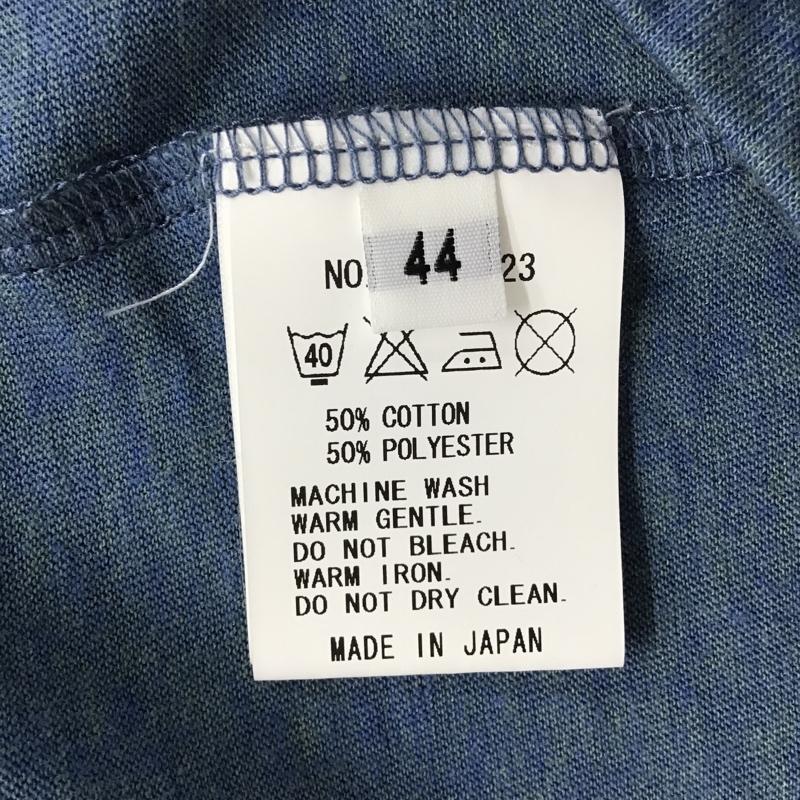 ファクトタム FACTOTUM Tシャツ 半袖 01082123 オールドタウンTシャツ 44 プリント 青 / ブルー / メンズ USED 古着 中古 10097896