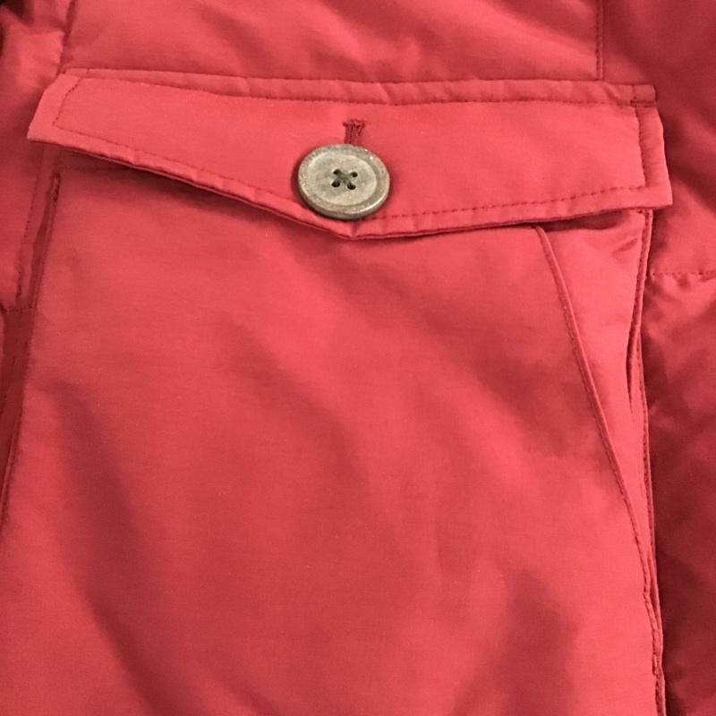 コロンビア Columbia ベスト ベスト 213 PL1992 ダウン フェザー M ロゴ、文字 ベージュ / ベージュ / X えんじ / ワインレッド / レディース USED 古着 中古 10097924