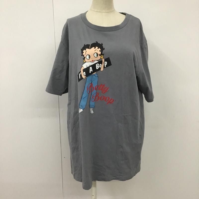 古着 USED Tシャツ 半袖 BETTY BOOP ベティー L キャラクター 灰 / グレー / レディース USED 古着 中古 10097944