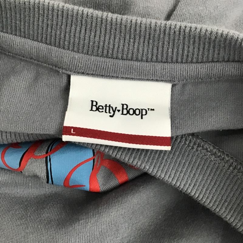 古着 USED Tシャツ 半袖 BETTY BOOP ベティー L キャラクター 灰 / グレー / レディース USED 古着 中古 10097944