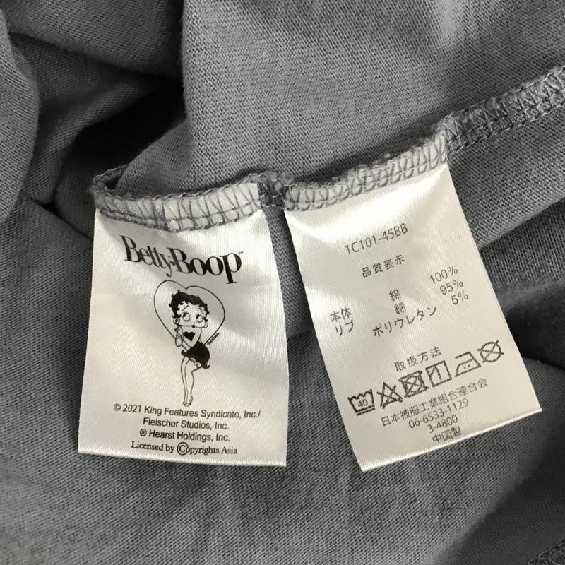 古着 USED Tシャツ 半袖 BETTY BOOP ベティー L キャラクター 灰 / グレー / レディース USED 古着 中古 10097944