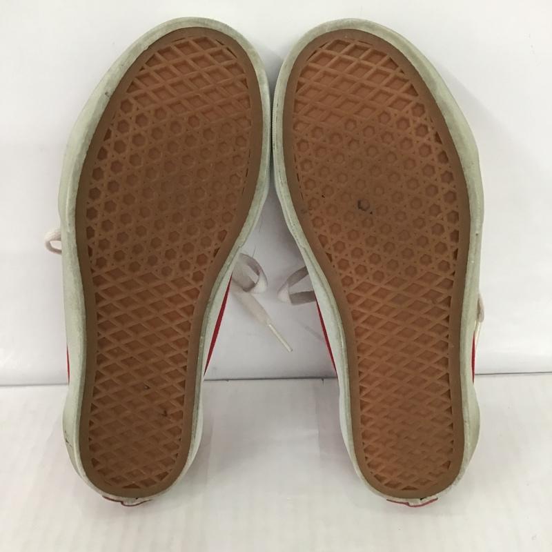 バンズ VANS スニーカー スニーカー V36CL OLD SKOOL オールドスクール 23.5cm 23.5cm ロゴ、文字 赤 / レッド / X 白 / ホワイト / レディース USED 古着 中古 10097966