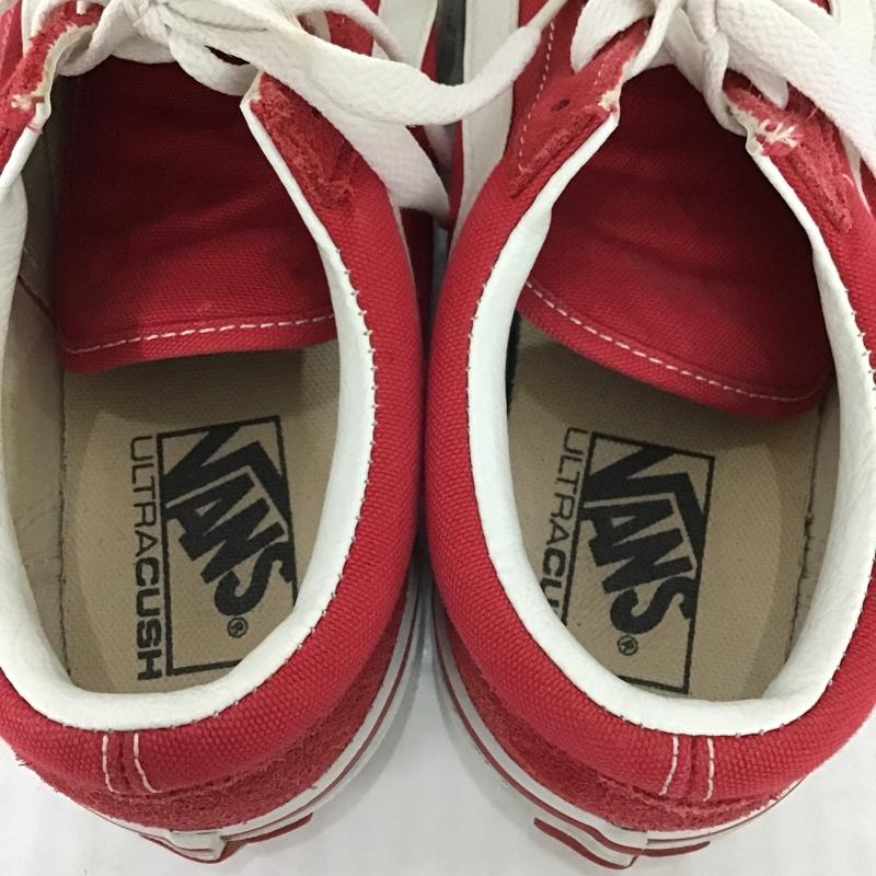 バンズ VANS スニーカー スニーカー V36CL OLD SKOOL オールドスクール 23.5cm 23.5cm ロゴ、文字 赤 / レッド / X 白 / ホワイト / レディース USED 古着 中古 10097966