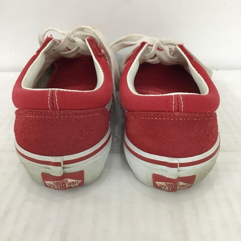 バンズ VANS スニーカー スニーカー V36CL OLD SKOOL オールドスクール 23.5cm 23.5cm ロゴ、文字 赤 / レッド / X 白 / ホワイト / レディース USED 古着 中古 10097966