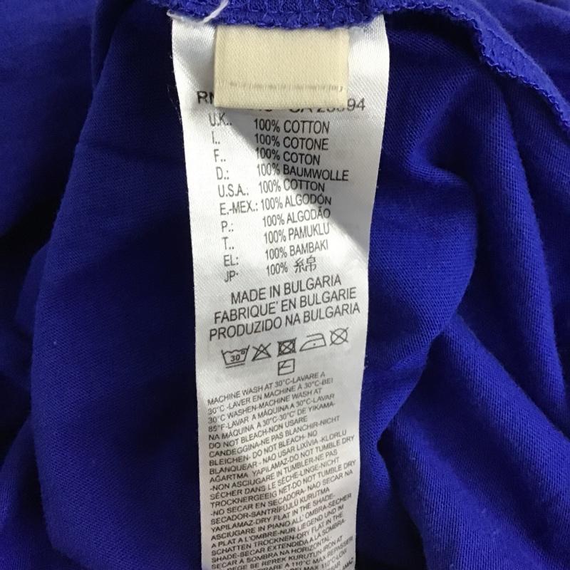 ディーゼル DIESEL Tシャツ 半袖 半袖カットソー プリントTシャツ クルーネックカットソー L プリント 青 / ブルー / メンズ USED 古着 中古 10097973