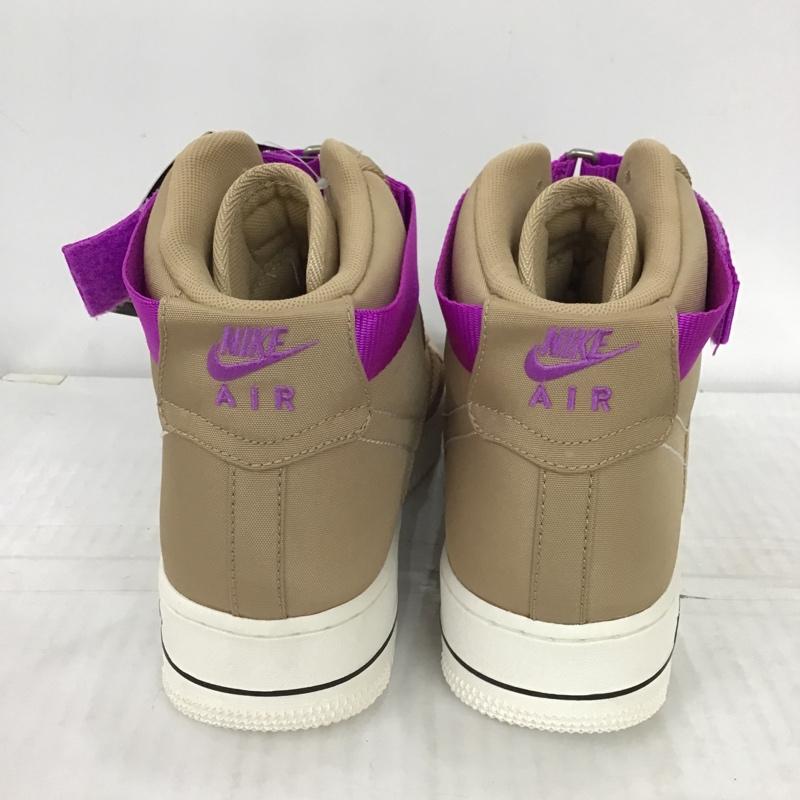 ナイキ NIKE スニーカー スニーカー DV0790 200 AIR FORCE 1 HIGH 07 LV8 28.5cm 箱有 28.5cm ロゴ、文字 ベージュ / ベージュ / X 紫 / パープル / X 白 / ホワイト / メンズ USED 古着 中古 10097974