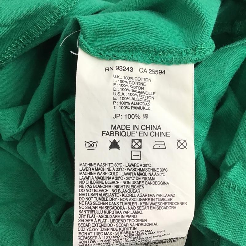 ディーゼル DIESEL Tシャツ 半袖 M プリント 緑 / グリーン / メンズ USED 古着 中古 10097976