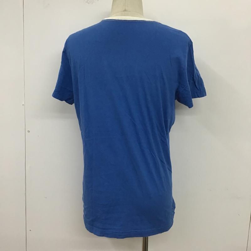 ディーゼル DIESEL Tシャツ 半袖 半袖カットソー プリントTシャツ クルーネックカットソー L プリント 青 / ブルー / メンズ USED 古着 中古 10097977