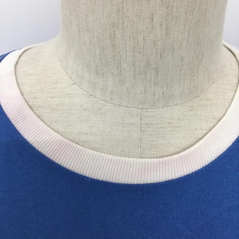 ディーゼル DIESEL Tシャツ 半袖 半袖カットソー プリントTシャツ クルーネックカットソー L プリント 青 / ブルー / メンズ USED 古着 中古 10097977