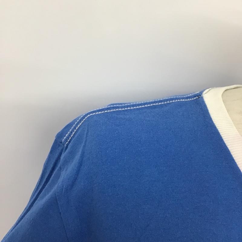 ディーゼル DIESEL Tシャツ 半袖 半袖カットソー プリントTシャツ クルーネックカットソー L プリント 青 / ブルー / メンズ USED 古着 中古 10097977