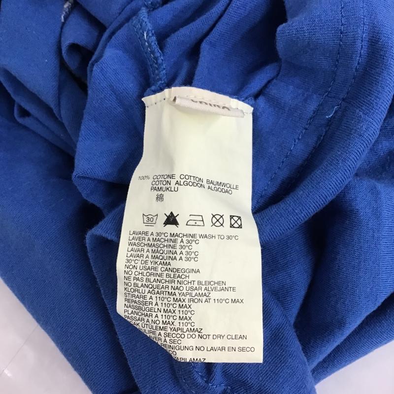 ディーゼル DIESEL Tシャツ 半袖 半袖カットソー プリントTシャツ クルーネックカットソー L プリント 青 / ブルー / メンズ USED 古着 中古 10097977
