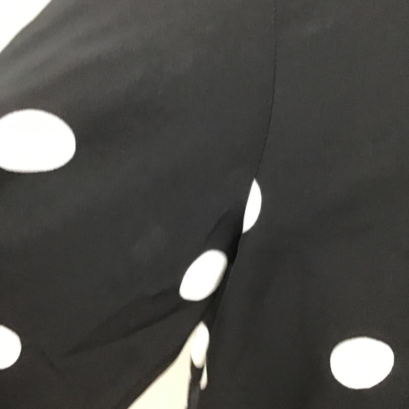 マウジー MOUSSY シャツ、ブラウス 七分袖 010BSG30-1140 ポルカドットシャツ 七分丈シャツ カラーシャツ 総柄シャツ カラーシャツ 7号 ドット 黒 / ブラック / X 白 / ホワイト / レディース USED 古着 中古 10097989