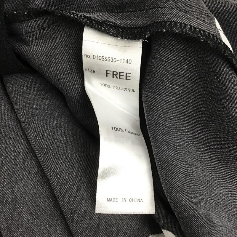 マウジー MOUSSY シャツ、ブラウス 七分袖 010BSG30-1140 ポルカドットシャツ 七分丈シャツ カラーシャツ 総柄シャツ カラーシャツ 7号 ドット 黒 / ブラック / X 白 / ホワイト / レディース USED 古着 中古 10097989