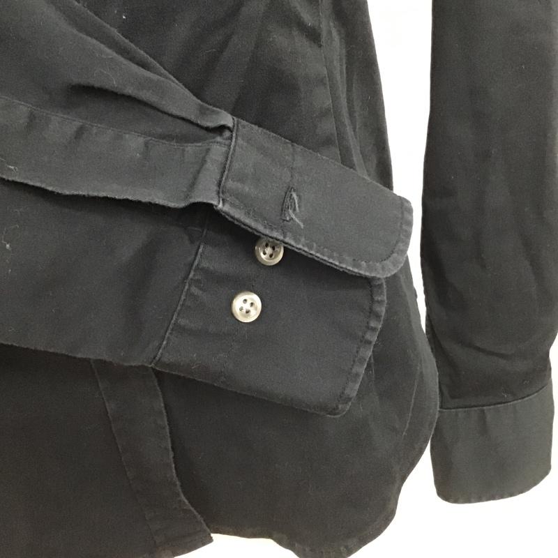 ラルフローレン RALPHLAUREN シャツ、ブラウス 長袖 長袖シャツ カジュアルシャツ カラーシャツ ポケットシャツ M ロゴ、文字 黒 / ブラック / レディース USED 古着 中古 10097994