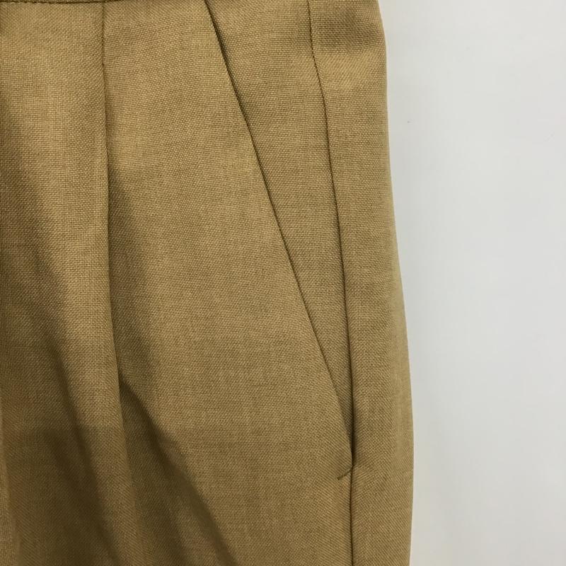 グリーンレーベルリラクシング green label relaxing パンツ スラックス 3514-162-1553 リネコタックベルトパンツ センタータックパンツ カジュアルパンツ スリムパンツ 40 無地 ベージュ / ベージュ / レディース USED 古着 中古 10097996