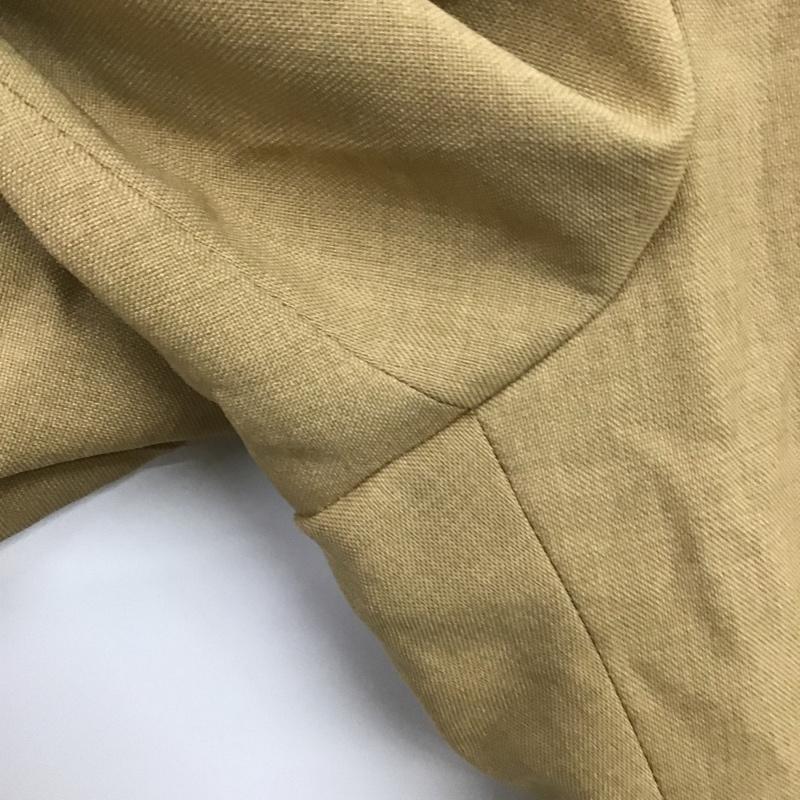 グリーンレーベルリラクシング green label relaxing パンツ スラックス 3514-162-1553 リネコタックベルトパンツ センタータックパンツ カジュアルパンツ スリムパンツ 40 無地 ベージュ / ベージュ / レディース USED 古着 中古 10097996