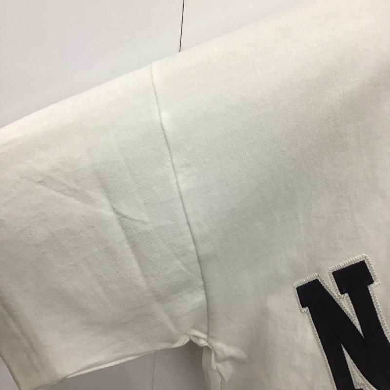 ノーティカ NAUTICA カットソー 半袖 212-1276 FREAKSSTORE 半袖カットソー プリントTシャツ クルーネックカットソー XL ロゴ、文字 白 / ホワイト / メンズ USED 古着 中古 10098022