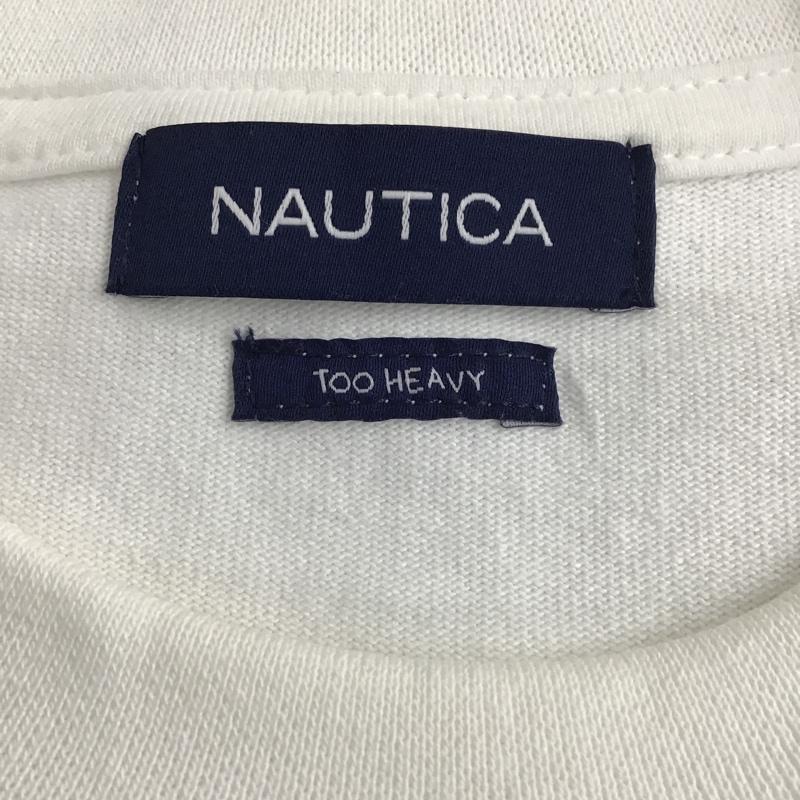 ノーティカ NAUTICA カットソー 半袖 212-1276 FREAKSSTORE 半袖カットソー プリントTシャツ クルーネックカットソー XL ロゴ、文字 白 / ホワイト / メンズ USED 古着 中古 10098022