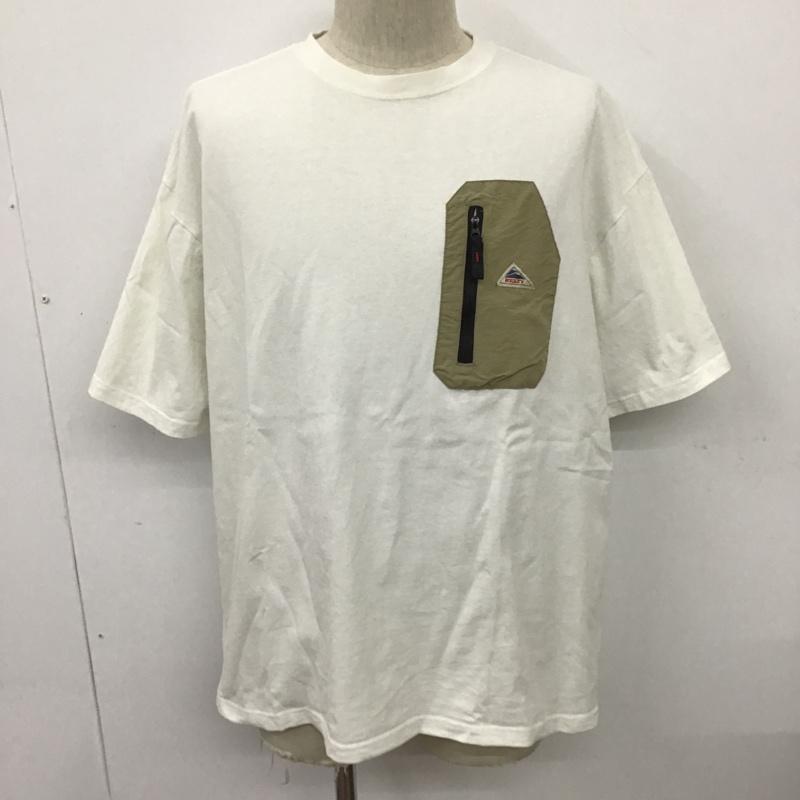 ケルティ KELTY Tシャツ 半袖 7525-613-0145 KELTY別注アウトドアポケットTシャツ 半袖カットソー ポケットTシャツ ユニセックス XL 無地 白 / ホワイト / メンズ USED 古着 中古 10098027