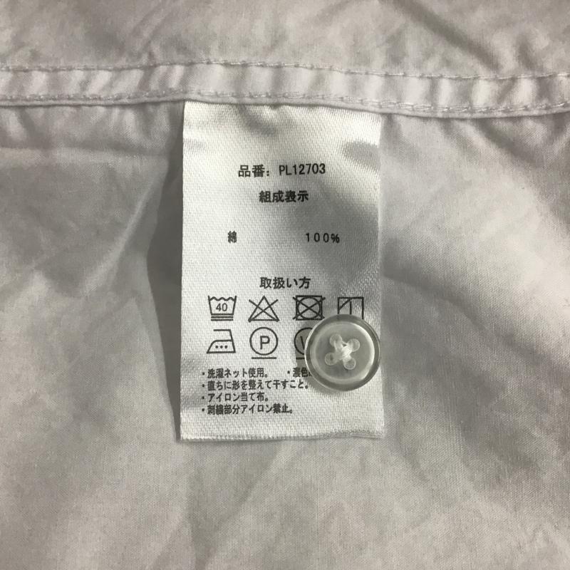 ユーエスポロアッスン U.S.POLO ASSN. シャツ、ブラウス 半袖 PL12703 ビックシルエットシャツ 半袖シャツ カラーシャツ カジュアルシャツ L ロゴ、文字 白 / ホワイト / メンズ USED 古着 中古 10098032