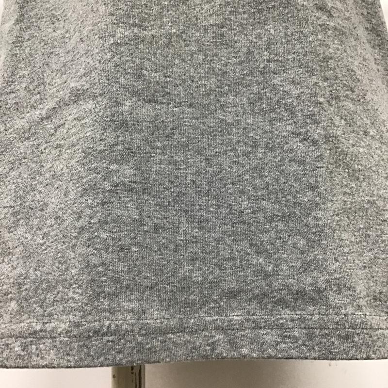 ザノースフェイス THE NORTH FACE Tシャツ 半袖 NTW3204Z クルーネック プリント 山 M ロゴ、文字 灰 / グレー / レディース USED 古着 中古 10098037