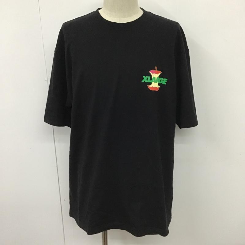 エクストララージ XLARGE Tシャツ 半袖 101229011016 半袖Tシャツ プリントTシャツ 半袖カットソー クルーネックカットソー XL プリント 黒 / ブラック / メンズ USED 古着 中古 10098050