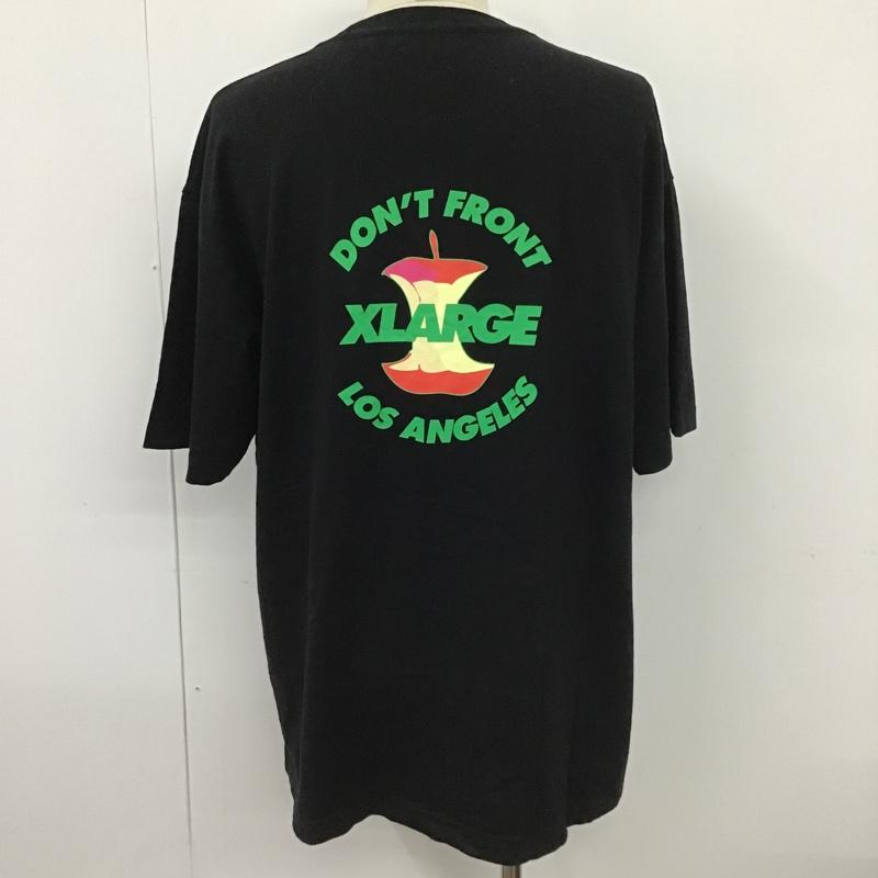 エクストララージ XLARGE Tシャツ 半袖 101229011016 半袖Tシャツ プリントTシャツ 半袖カットソー クルーネックカットソー XL プリント 黒 / ブラック / メンズ USED 古着 中古 10098050