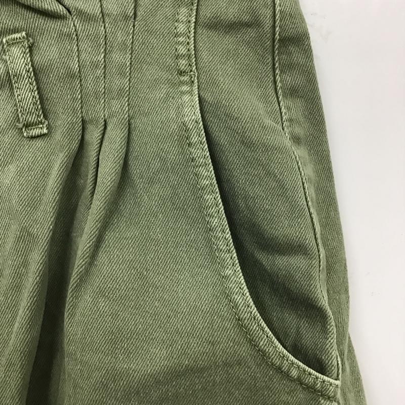 ザラ ZARA パンツ ショートパンツ 4406 153 505 デニム M 無地 カーキ / カーキ / レディース USED 古着 中古 10098051