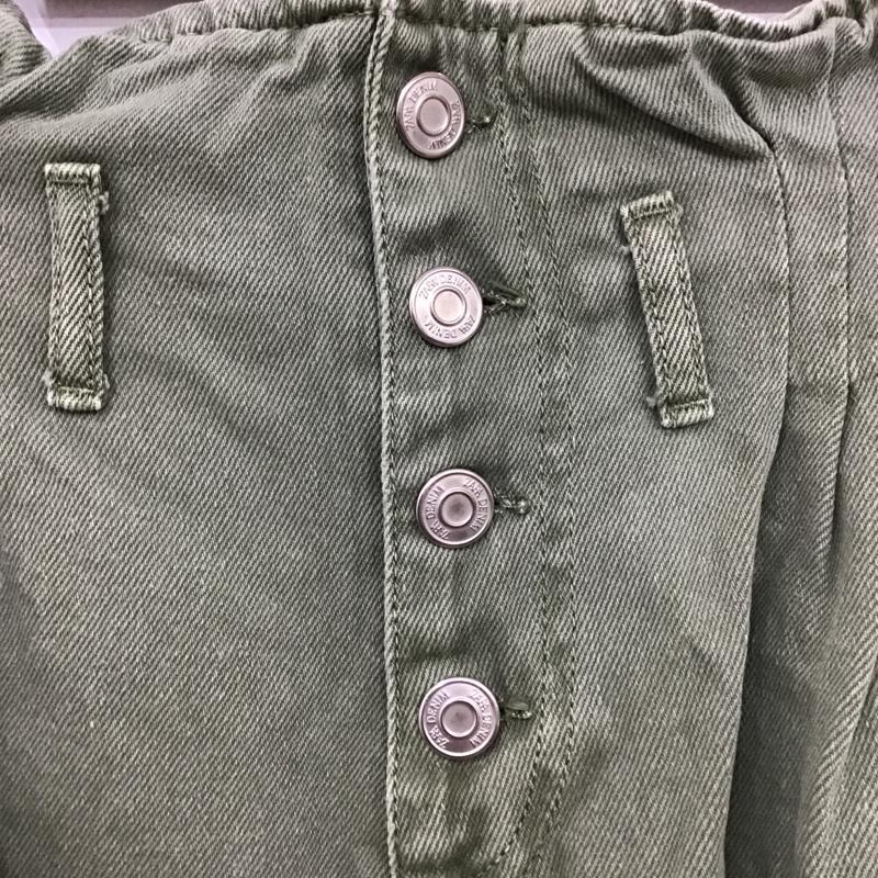 ザラ ZARA パンツ ショートパンツ 4406 153 505 デニム M 無地 カーキ / カーキ / レディース USED 古着 中古 10098051