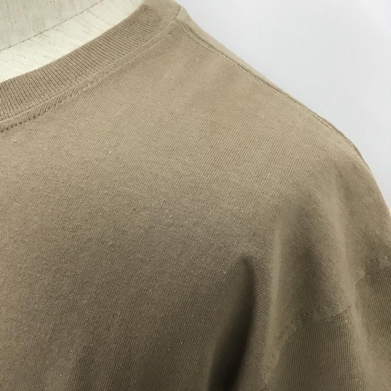 カーハート Carhartt Tシャツ 半袖 半袖カットソー プリントTシャツ クルーネックカットソー M ロゴ、文字 ベージュ / ベージュ / メンズ USED 古着 中古 10098052