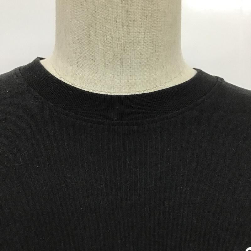 トミー ジーンズ TOMMY JEANS Tシャツ 半袖 半袖カットソー プリントTシャツ クルーネックカットソー L プリント 黒 / ブラック / メンズ USED 古着 中古 10098060