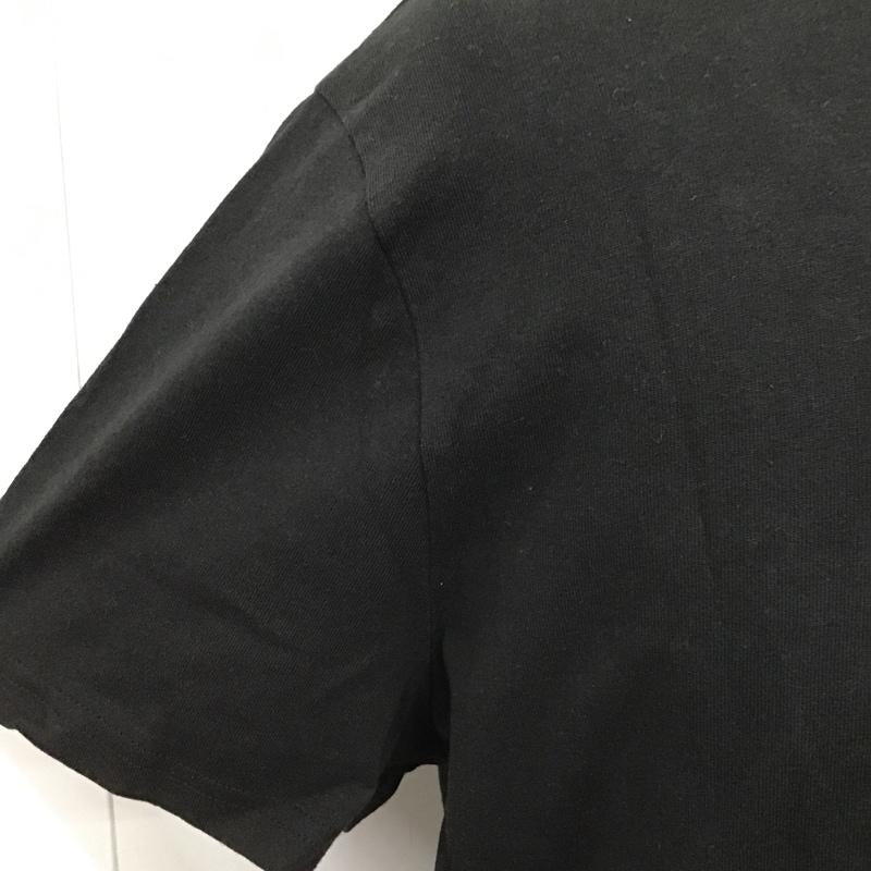 トミー ジーンズ TOMMY JEANS Tシャツ 半袖 半袖カットソー プリントTシャツ クルーネックカットソー L プリント 黒 / ブラック / メンズ USED 古着 中古 10098060
