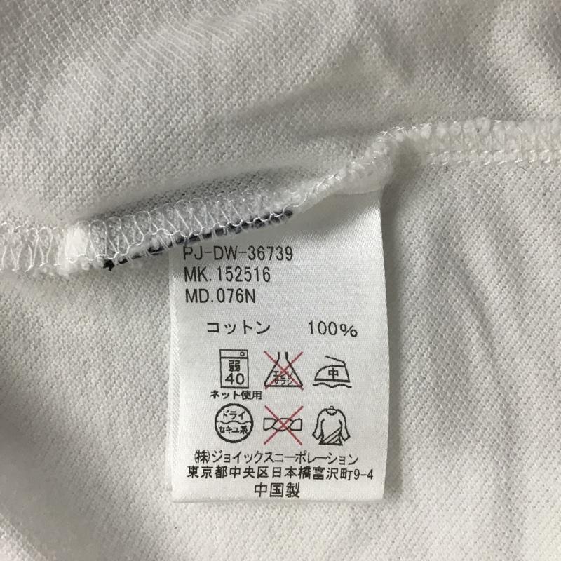 ポールスミスジーンズ Paul Smith JEANS ポロシャツ 半袖 半袖ポロシャツ ボタンダウンシャツ 半袖カットソー M ロゴ、文字 白 / ホワイト / メンズ USED 古着 中古 10098065
